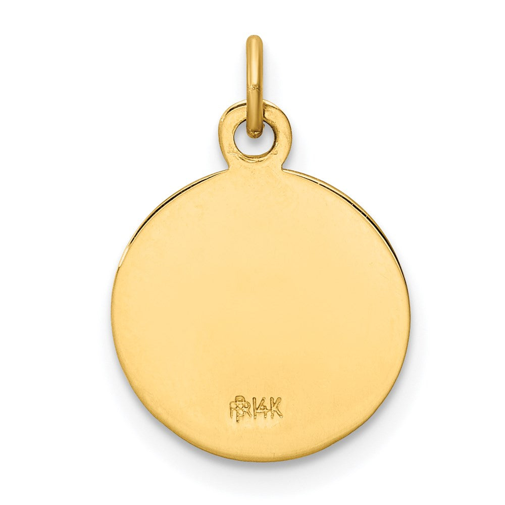 Gold Our Lady of Mt. Carmel Pendants
