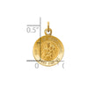Gold Our Lady of Mt. Carmel Pendants