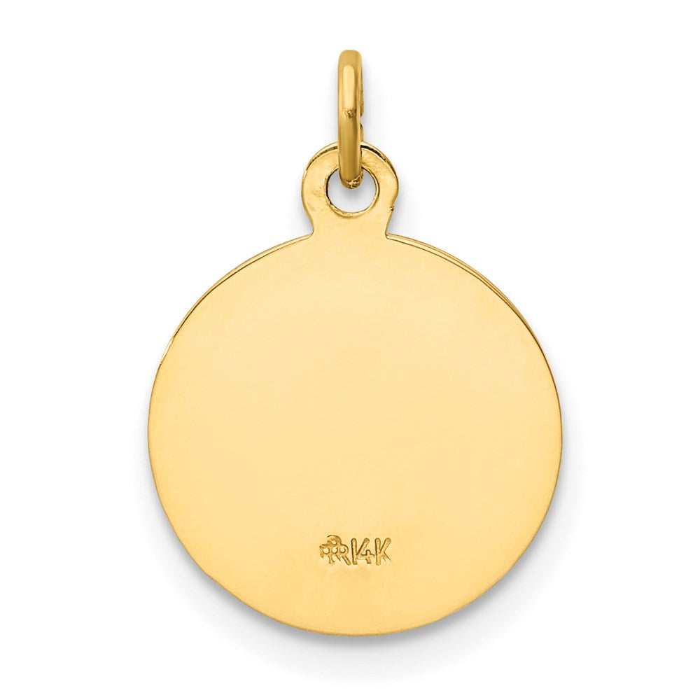 Gold Caridad del Cobre Pendants