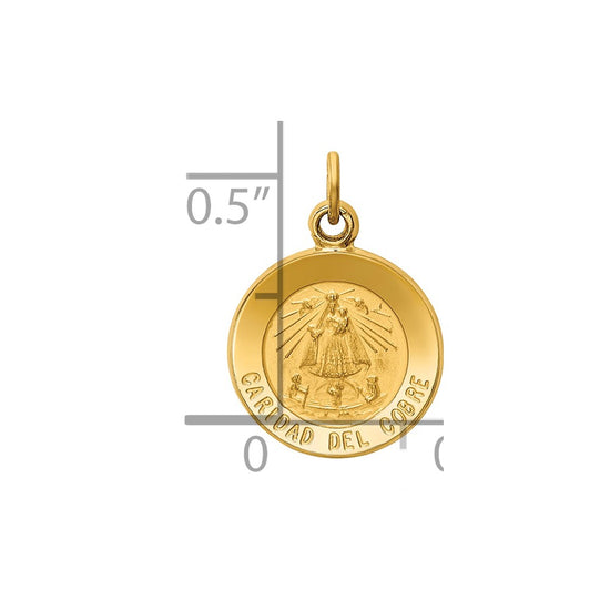 Gold Caridad del Cobre Pendants