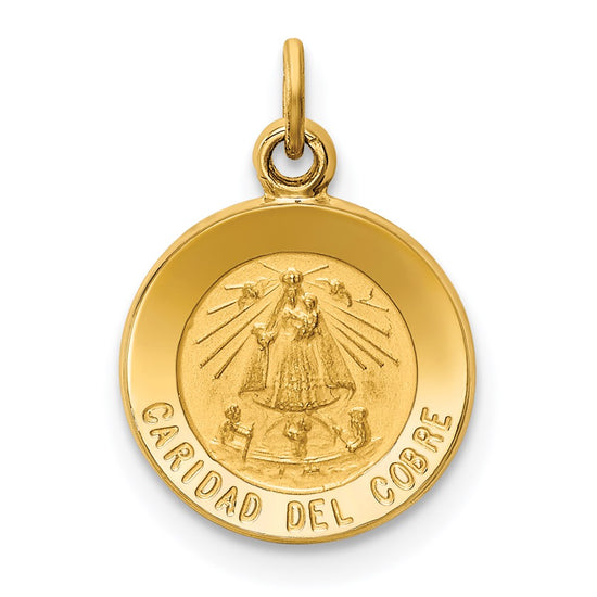 Gold Caridad del Cobre Pendants