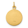 Gold Our Lady of Fatima Pendants