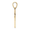 Gold Latin Cross Pendant