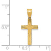 Gold Latin Cross Pendant