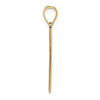 Gold Latin Cross Pendant