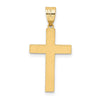 Gold Latin Cross Pendant
