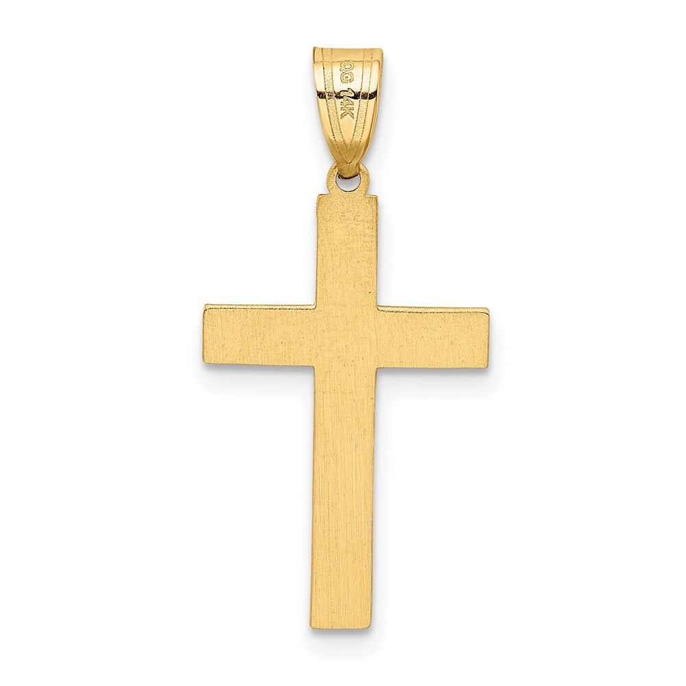 Gold Latin Cross Pendant