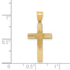Gold Latin Cross Pendant