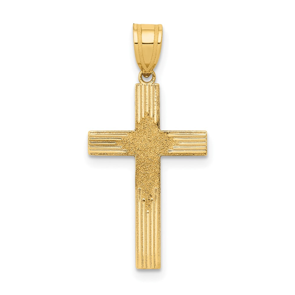 Gold Latin Cross Pendant