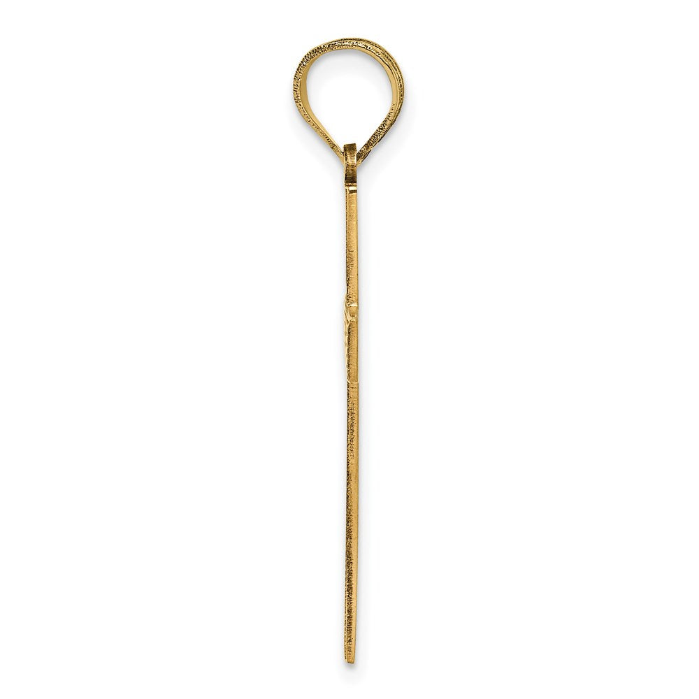Gold Latin Cross Pendant