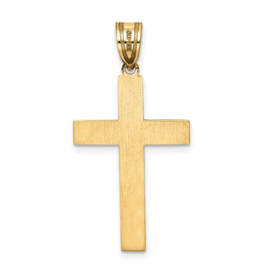 Gold Latin Cross Pendant
