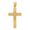 Gold Latin Cross Pendant