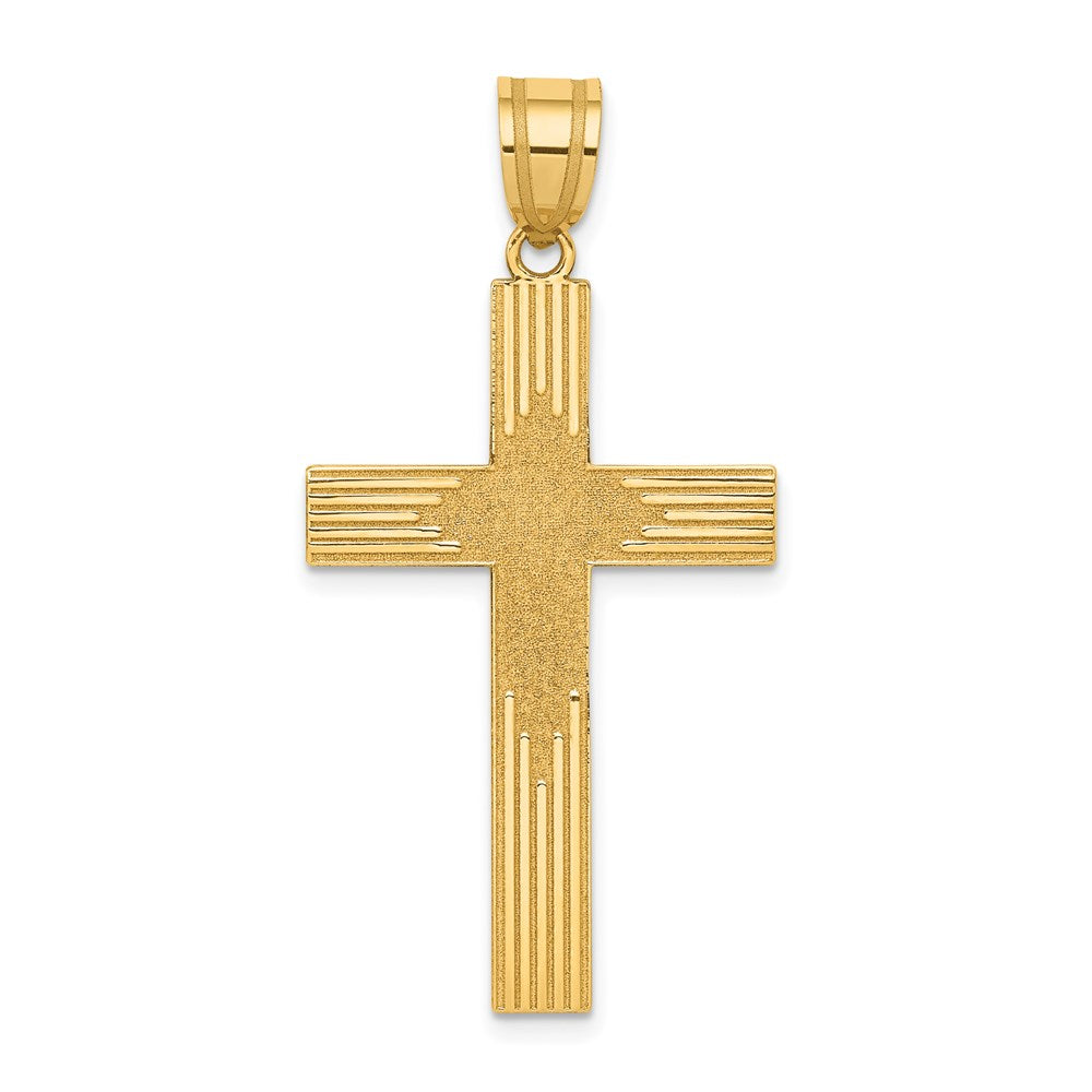 Gold Latin Cross Pendant