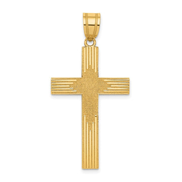 Gold Latin Cross Pendant