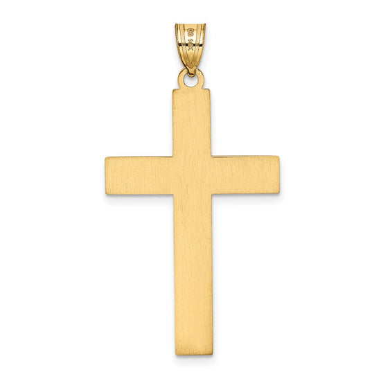 Gold Latin Cross Pendant