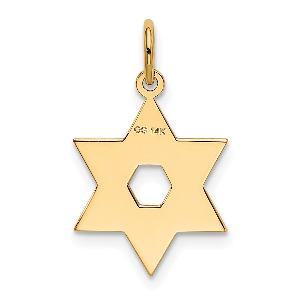 Gold Star of David Pendants