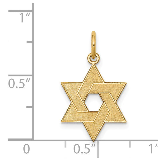 Gold Star of David Pendants