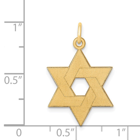 Gold Star of David Pendants