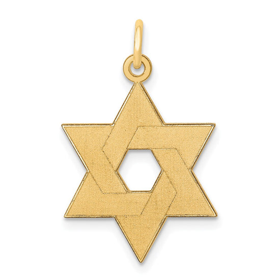 Gold Star of David Pendants