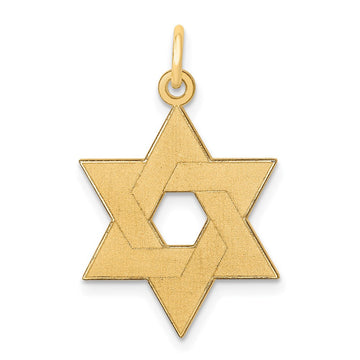 Gold Star of David Pendants