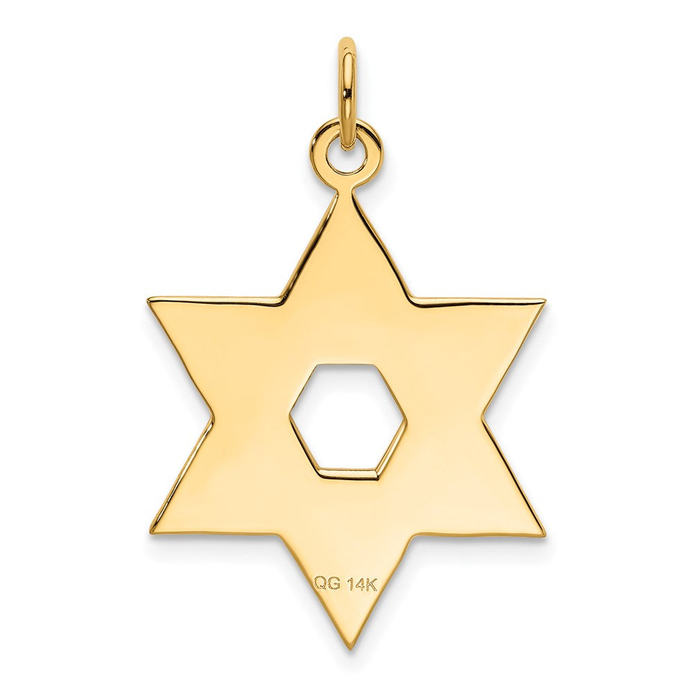 Gold Star of David Pendants