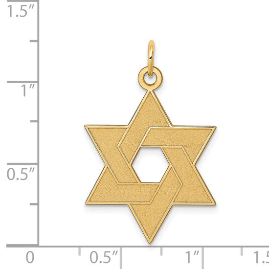 Gold Star of David Pendants