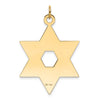Gold Star of David Pendants