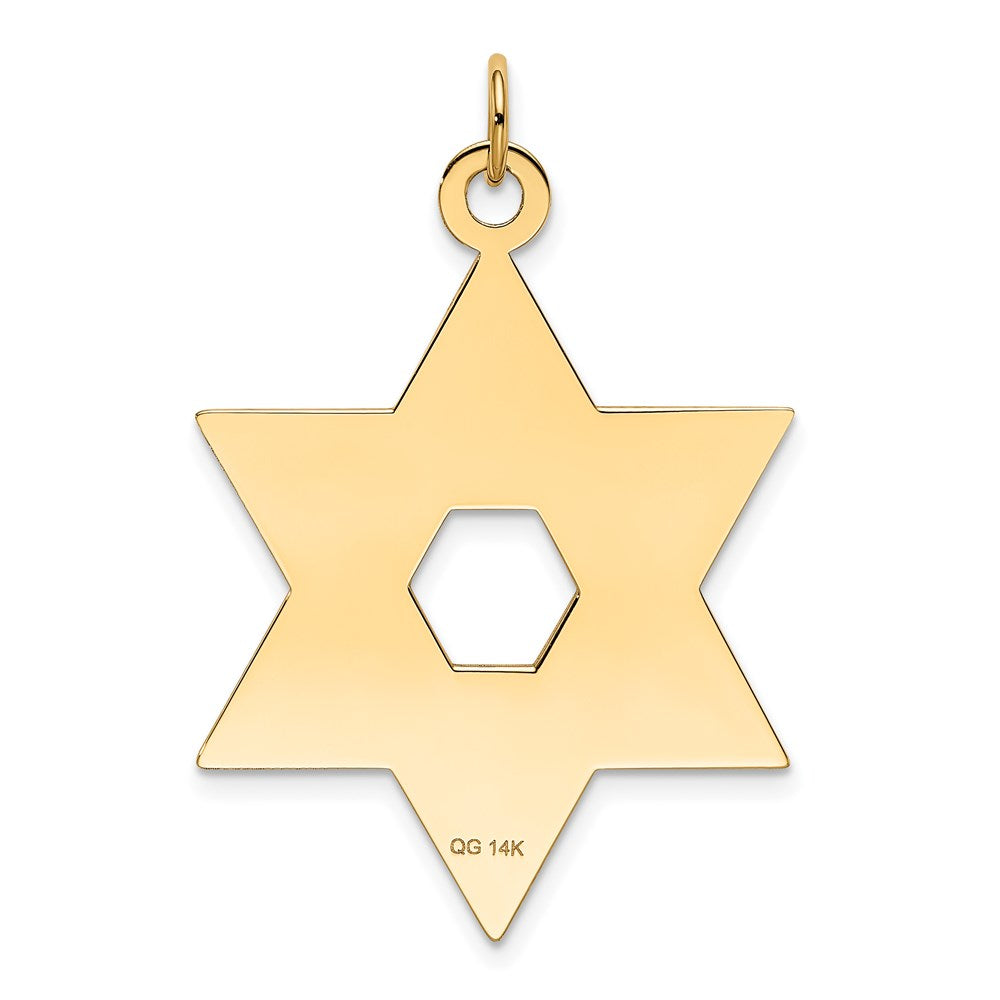 Gold Star of David Pendants