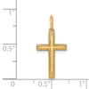 Gold Latin Cross Pendant