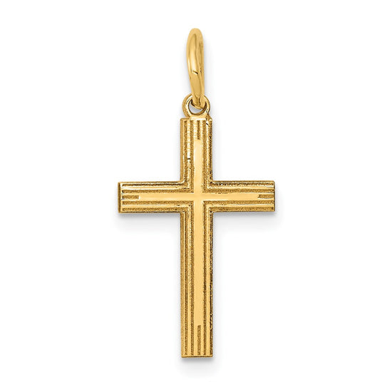 Gold Latin Cross Pendant