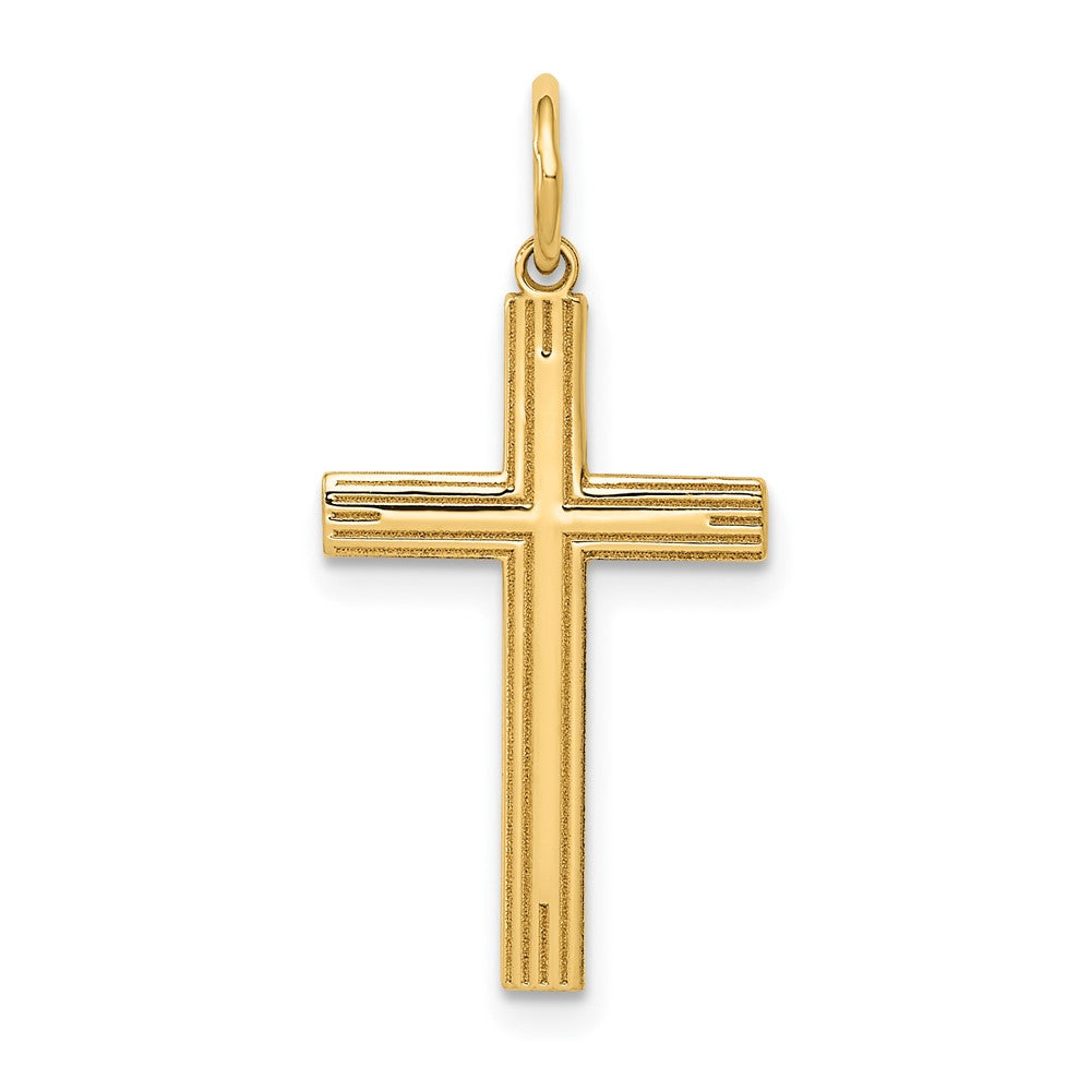 Gold Latin Cross Pendant