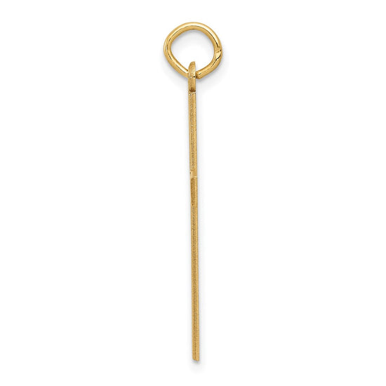 Gold Latin Cross Pendant