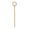 Gold Latin Cross Pendant