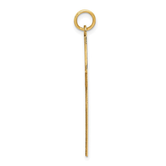Gold Latin Cross Pendant