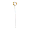 Gold Latin Cross Pendant