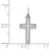 Gold Latin Cross Pendant
