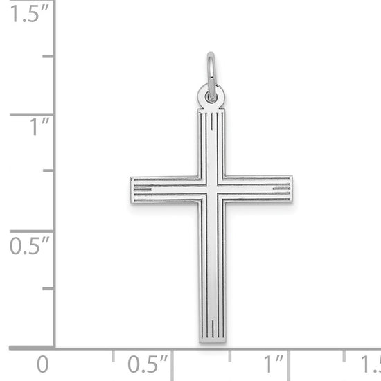 Gold Latin Cross Pendant