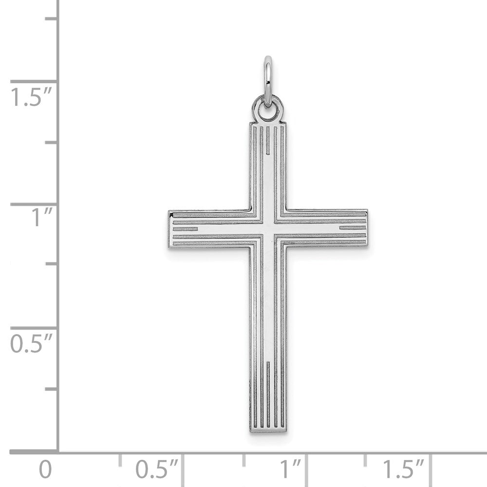 Gold Latin Cross Pendant
