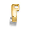 Gold Polished Diamond Slide Pendant Mountings