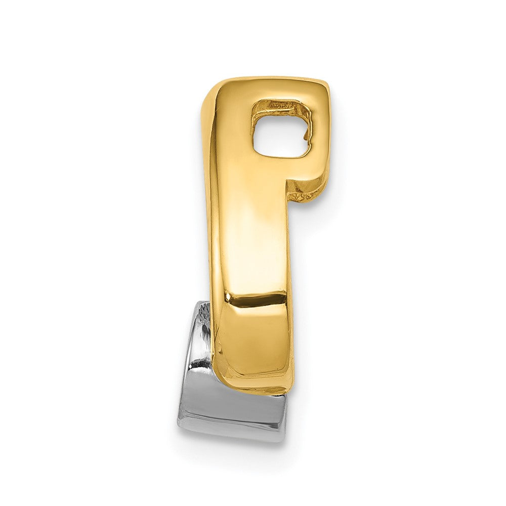 Gold Polished Diamond Slide Pendant Mountings