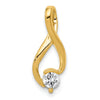 14k Holds 4.5mm Stone Fancy Slide Mounting Fits up to 2mm Regular/6mm Fancy or Reversible Omega