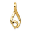 14k Holds 5.8mm Stone Fancy Slide Mounting Fits up to 2mm Regular/6mm Fancy or Reversible Omega