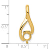 14k Holds 6.5mm Stone Fancy Slide Mounting Fits up to 3mm Regular/6mm Fancy or Reversible Omega