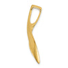 14k Fancy Peg-Set Diamond Slide Mounting Fits up to 4mm Regular/6mm Fancy or Reversible Omega