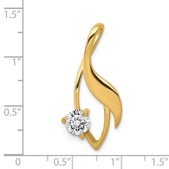 14k Holds 5mm Stone Fancy Slide Mounting Fits up to 2mm Regular/3mm Fancy or Reversible Omega
