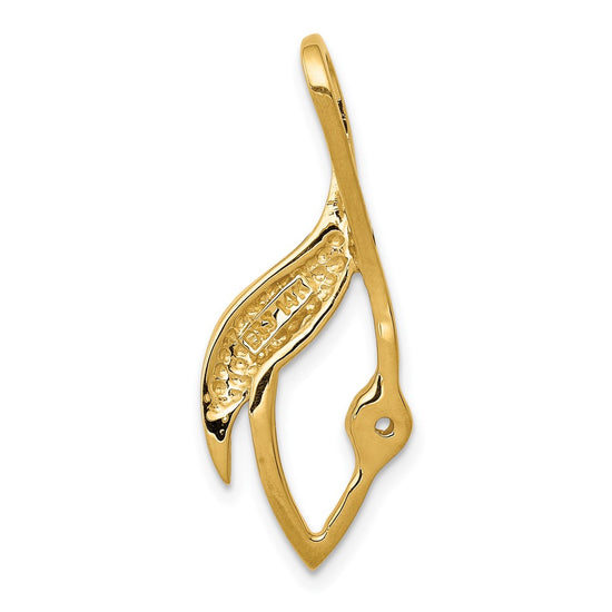 14k Peg-Set Fancy Slide Mounting Fits up to 3mm Regular/6mm Fancy or Reversible Omega