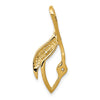 14k Peg-Set Fancy Slide Mounting Fits up to 3mm Regular/6mm Fancy or Reversible Omega