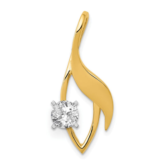 14k Peg-Set Fancy Slide Mounting Fits up to 3mm Regular/6mm Fancy or Reversible Omega