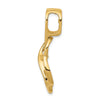 14k Peg-Set Fancy Slide Mounting Fits up to 4mm Regular/6mm Fancy or Reversible Omega