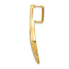 14k Two-tone Peg-Set Fancy Slide Mounting Fits up to 6mm Regular/8mm Fancy or Reversible Omega